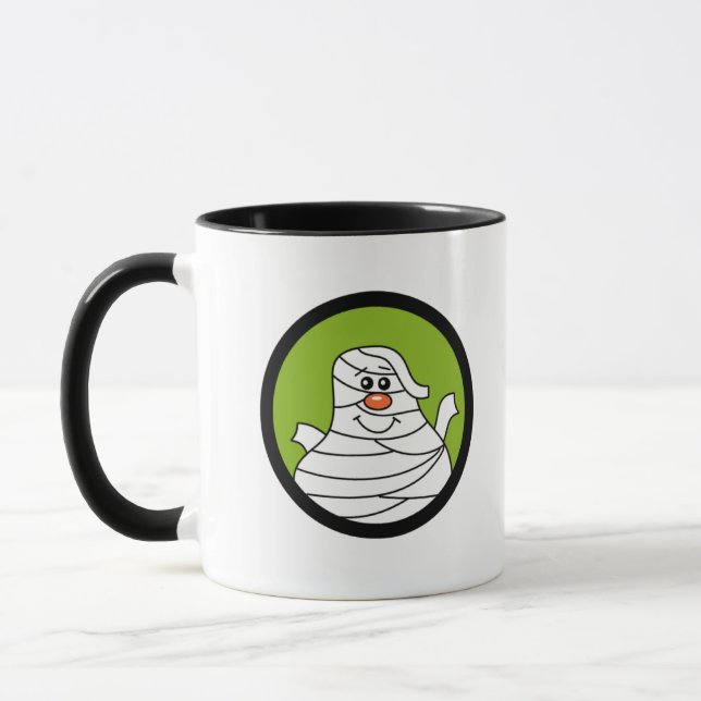 Halloween Mummy Tasse (Links)