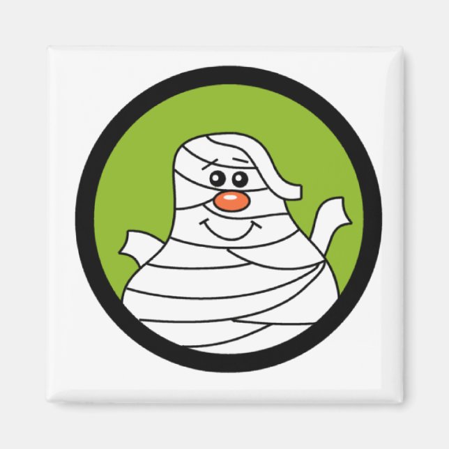 Halloween Mummy Tshirts und Geschenke Magnet (Vorne)