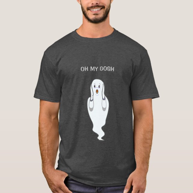 Halloween Munchy Ghost T-Shirt (Vorderseite)
