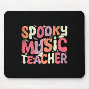 Halloween Music Teacher unterrichtet Spooky Teache Mousepad