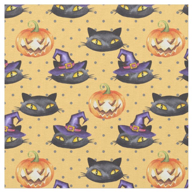Halloween-Muster 1 Stoff (Nahaufnahme)