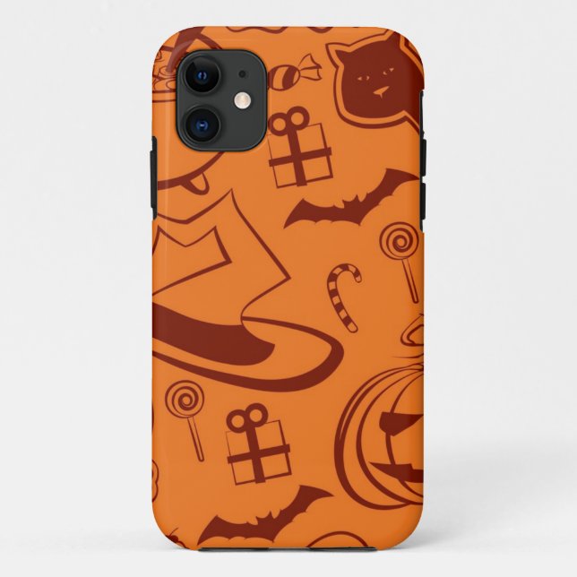 Halloween-Muster Case-Mate iPhone Hülle (Rückseite)