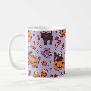 Halloween-Muster-Dekoration Kaffeetasse