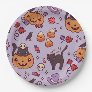 Halloween-Muster-Dekoration Kaffeetasse Papierplat Pappteller