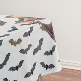 Halloween-Muster der Flock-of-Vampir-Fledermäuse Tischdecke