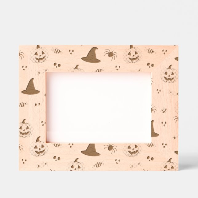 Halloween-Muster Geätzte Rahmen (Vorderseite)
