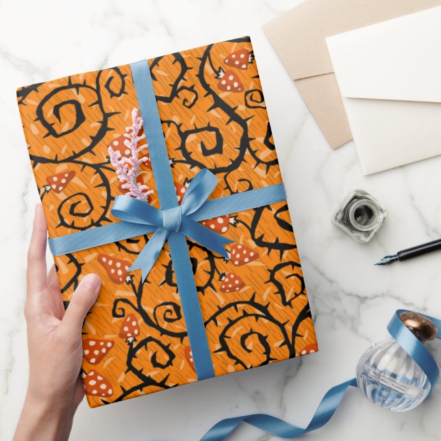 Halloween-Muster  Geschenkpapier (Schenken)