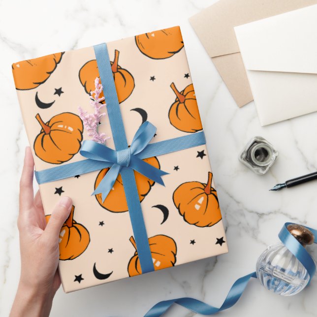 Halloween-Muster  Geschenkpapier (Schenken)