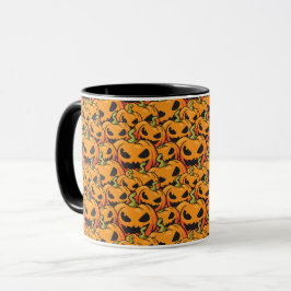 HALLOWEEN - Muster - Kürbisse 1 Tasse