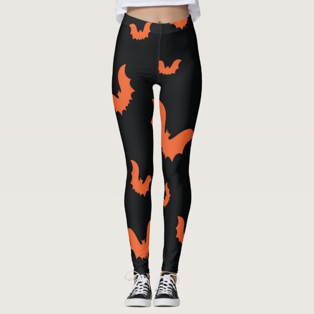 Halloween-Muster Leggings (Vorderseite)