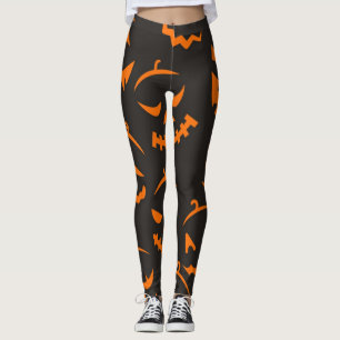 Halloween-Muster Leggings