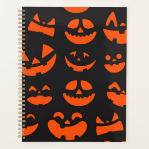 Halloween-Muster Planer