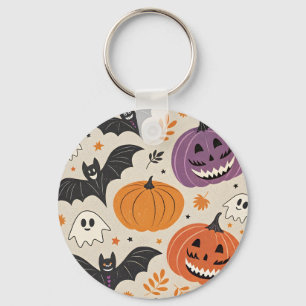 Halloween-Muster Schlüsselanhänger