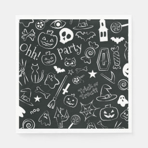 Halloween-Muster Serviette