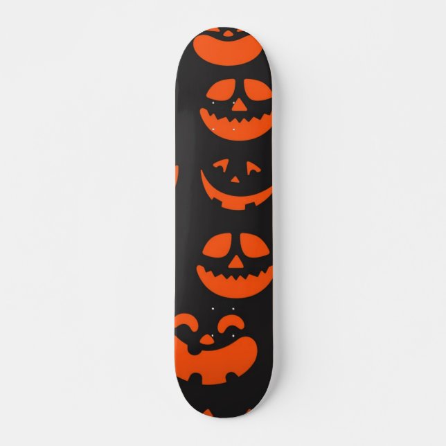 Halloween-Muster Skateboard (Vorne)