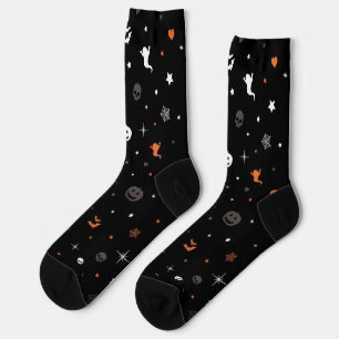 Halloween-Muster Socken