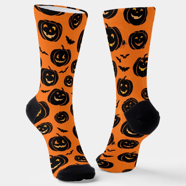 Halloween-Muster-Socken  Socken (Gewinkelt)