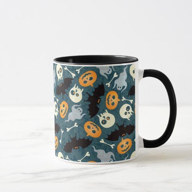 Halloween-Muster Tasse (Rechts)