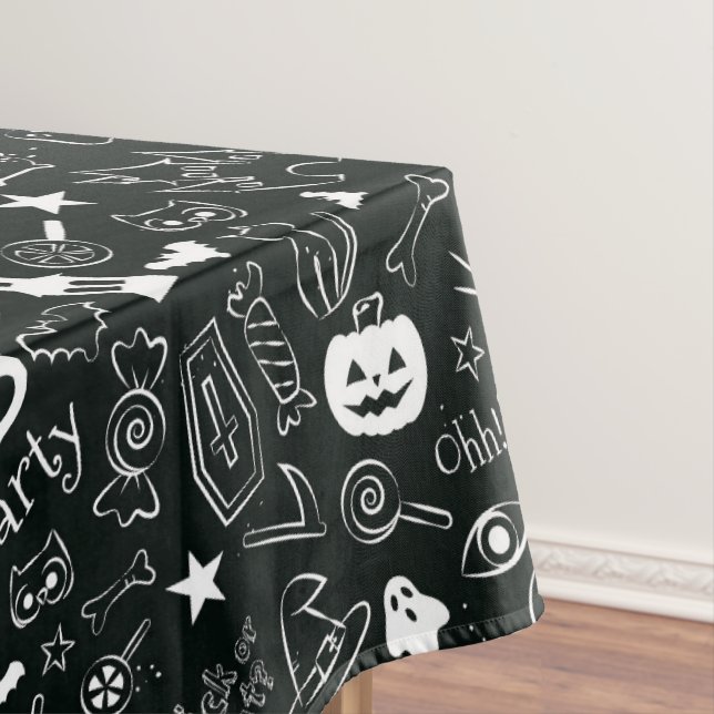 Halloween-Muster Tischdecke (Beispiel)