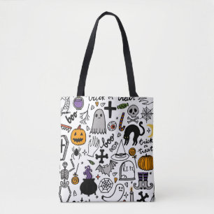 Halloween-Muster. Vintager Hintergrund