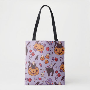 Halloween-Musterdekoration Kaffee Tasse Tote-Tasch
