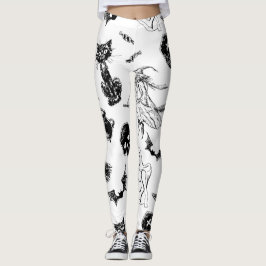 Halloween-Musterdesign Leggings