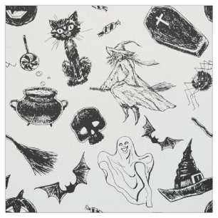 Halloween-Musterdesign Stoff
