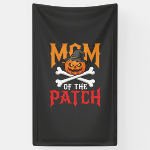 Halloween-Mutter des Patch-Kürbis-Hexe Banner