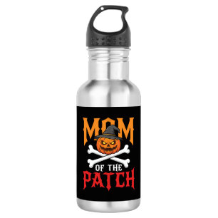 Halloween-Mutter des Patch-Kürbis-Hexe Edelstahlflasche