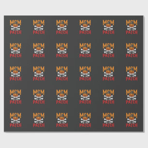 Halloween-Mutter des Patch-Kürbis-Hexe Geschenkpapier