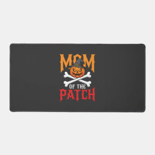 Halloween-Mutter des Patch-Kürbis-Hexe Schreibtischunterlage