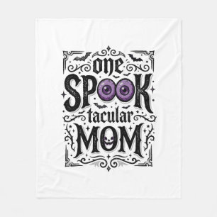 Halloween-Mutter Gruseliges Vintage-Stickerei-Shir Fleecedecke