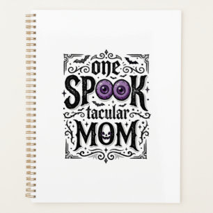 Halloween-Mutter Gruseliges Vintage-Stickerei-Shir Planer