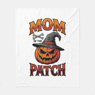 Halloween-Mutter-Shirt Kürbis Knochen Vintage Art_ Fleecedecke
