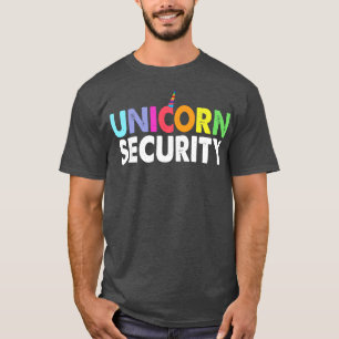 Halloween Mutter Tochter Kostüm Unicorn Sicherheit T-Shirt