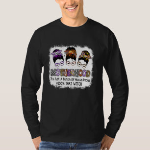 Halloween Mütterschaft, der unheilvolle Bun mit ei T-Shirt