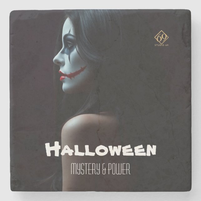 Halloween Mystery & Power Stone Untersetzer (Vorderseite)