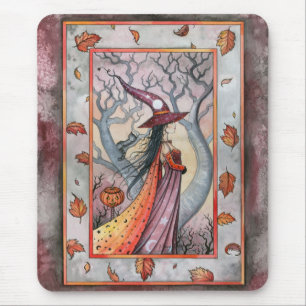 Halloween Mystic Hexe von Molly Harrison Mousepad