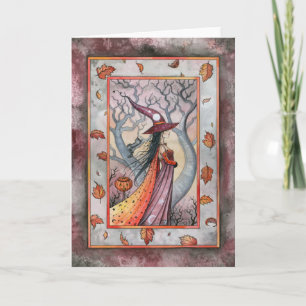 Halloween Mystic Witch von Molly Harrison Karte