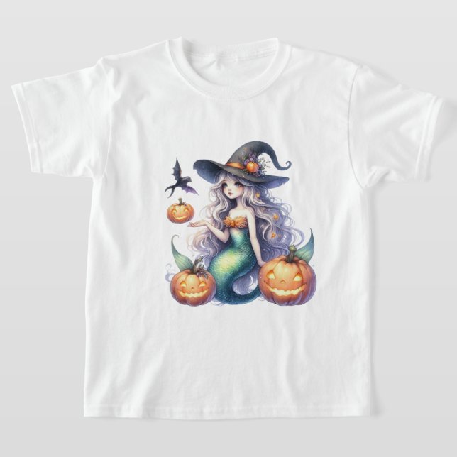 Halloween Mystical Mermaid Girl T-Shirt (Ablage )