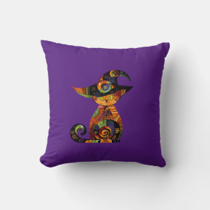 Halloween/mystisch/Katze/Fall Kissen