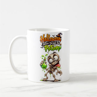 Halloween "Nach dem Trinken des Tranks" Lustiges S Kaffeetasse