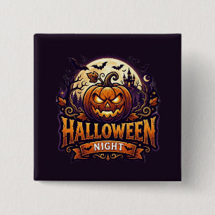 Halloween Nacht Button