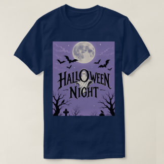 Halloween-Nacht-Geister-Mond-Friedhof T-Shirt