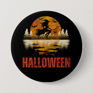 HALLOWEEN NACHT HEXE BUTTON