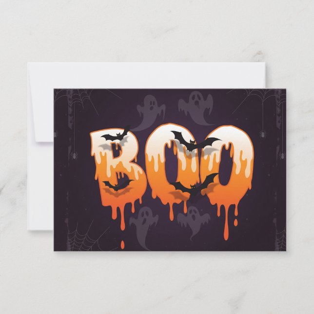 Halloween-Nacht-Illustration (Vorderseite)