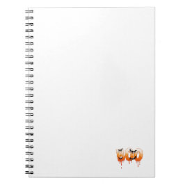 Halloween-Nacht-Illustration Notizblock