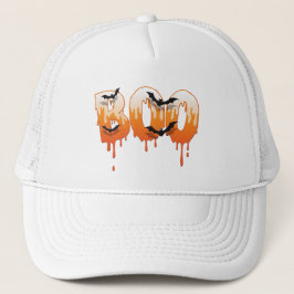 Halloween-Nacht-Illustration Truckerkappe