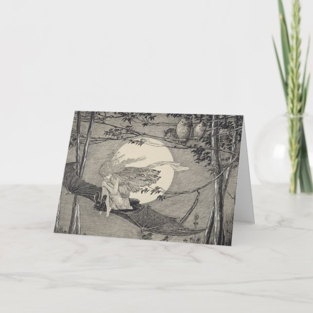 Halloween-Nacht Karte (Vorderseite)