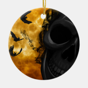 Halloween-Nacht Keramik Ornament